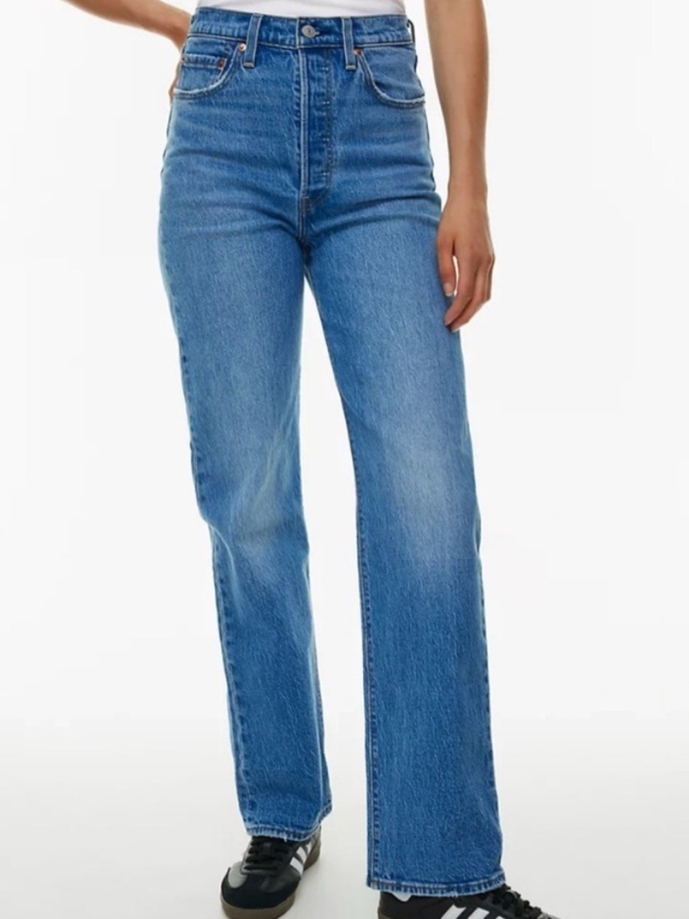 Levis Ribcage Straight High-Rise Straight Leg Women’s Jeans - Blue size 24